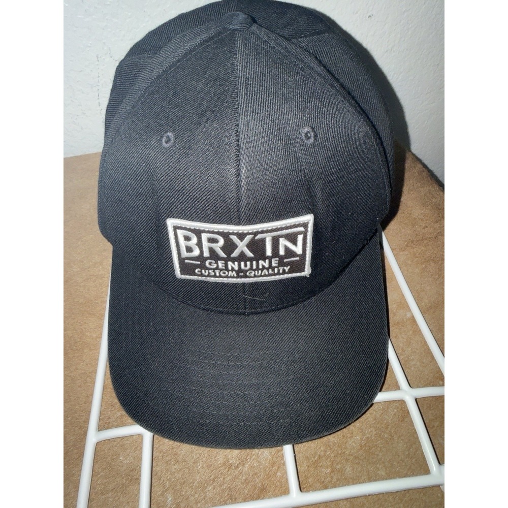 Brixton BRXTN Genuine Custom Quality Snapback Hat Black Patch Logo Cap‎